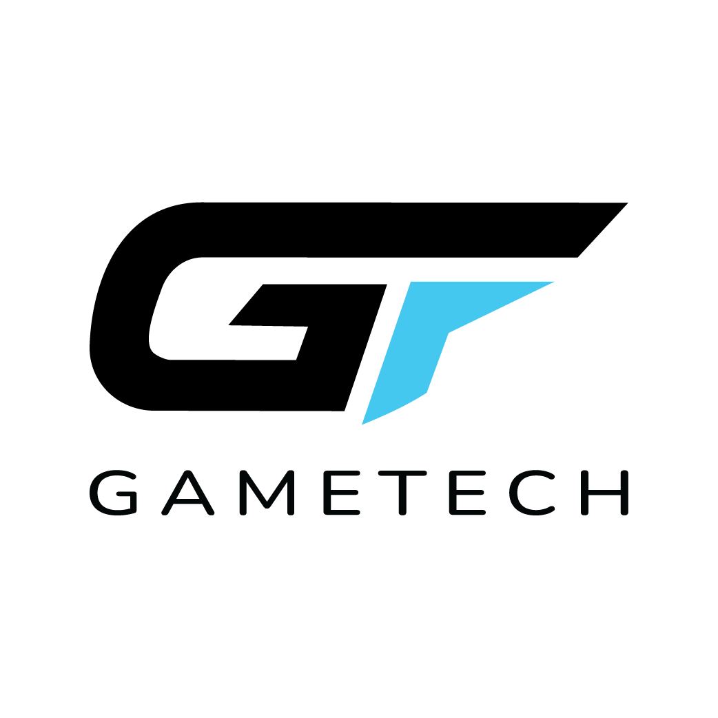 GameTech logo - Zwart met tekst